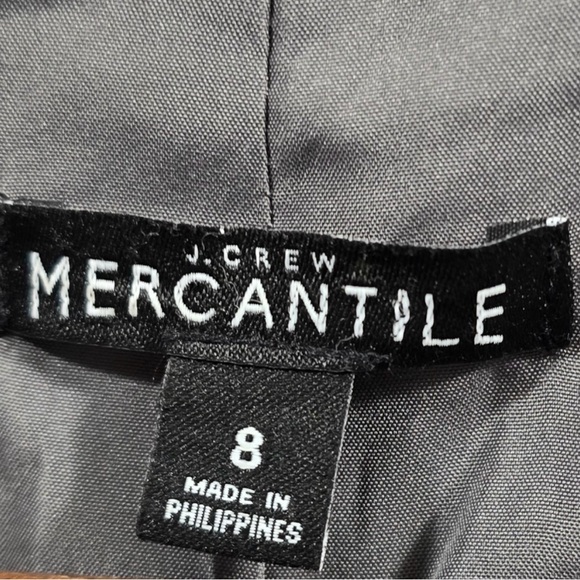 J. Crew Gray Pea Coat with Faux Fur Trim - Picture 3 of 12